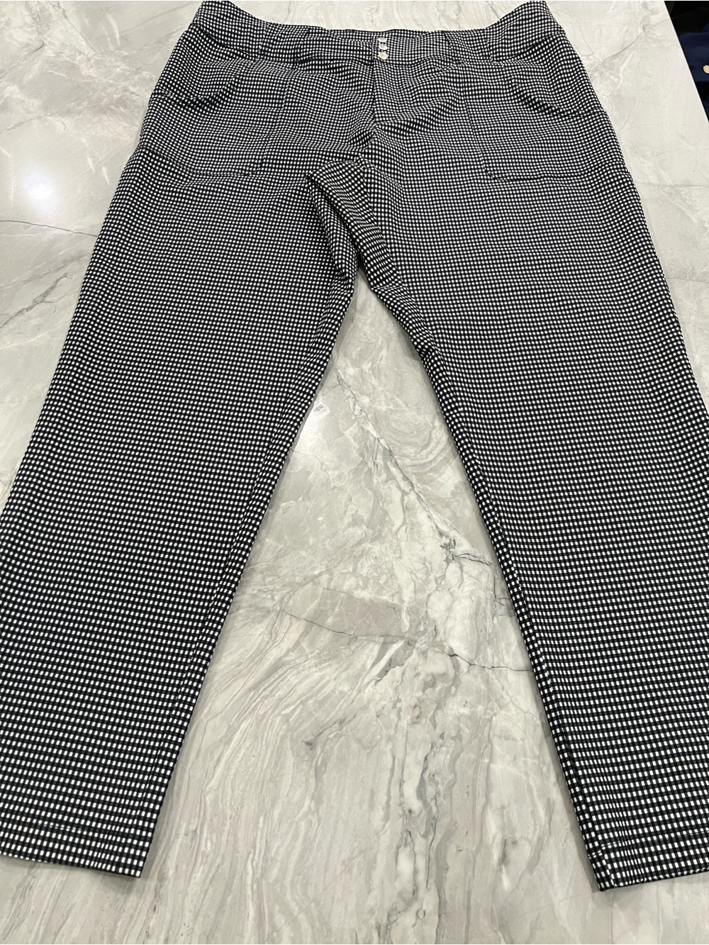 Jofit Black and White Gingham Pant